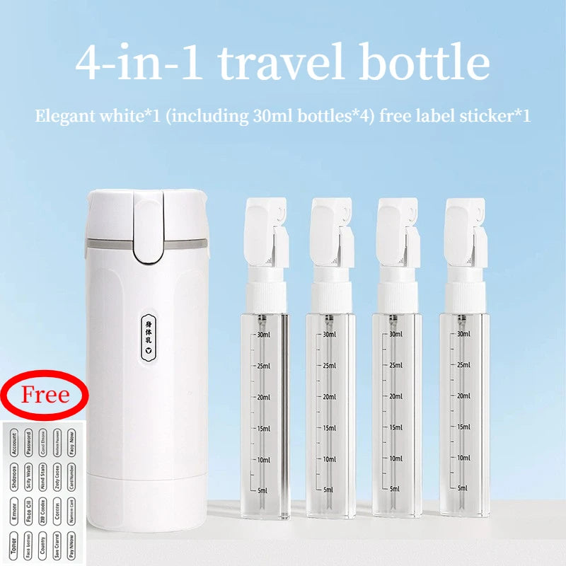 Waterproof 4-in-1 Travel Dispenser