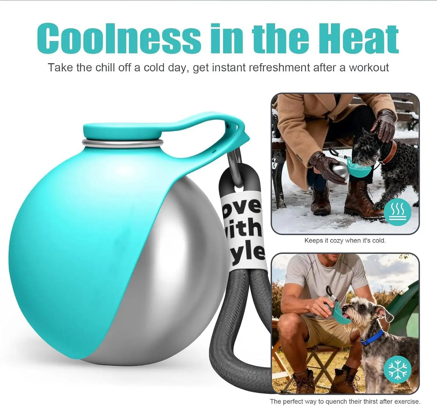 Portable Dog Water Bottle 285ml