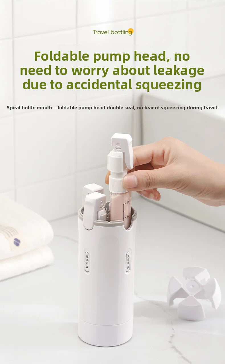 Waterproof 4-in-1 Travel Dispenser