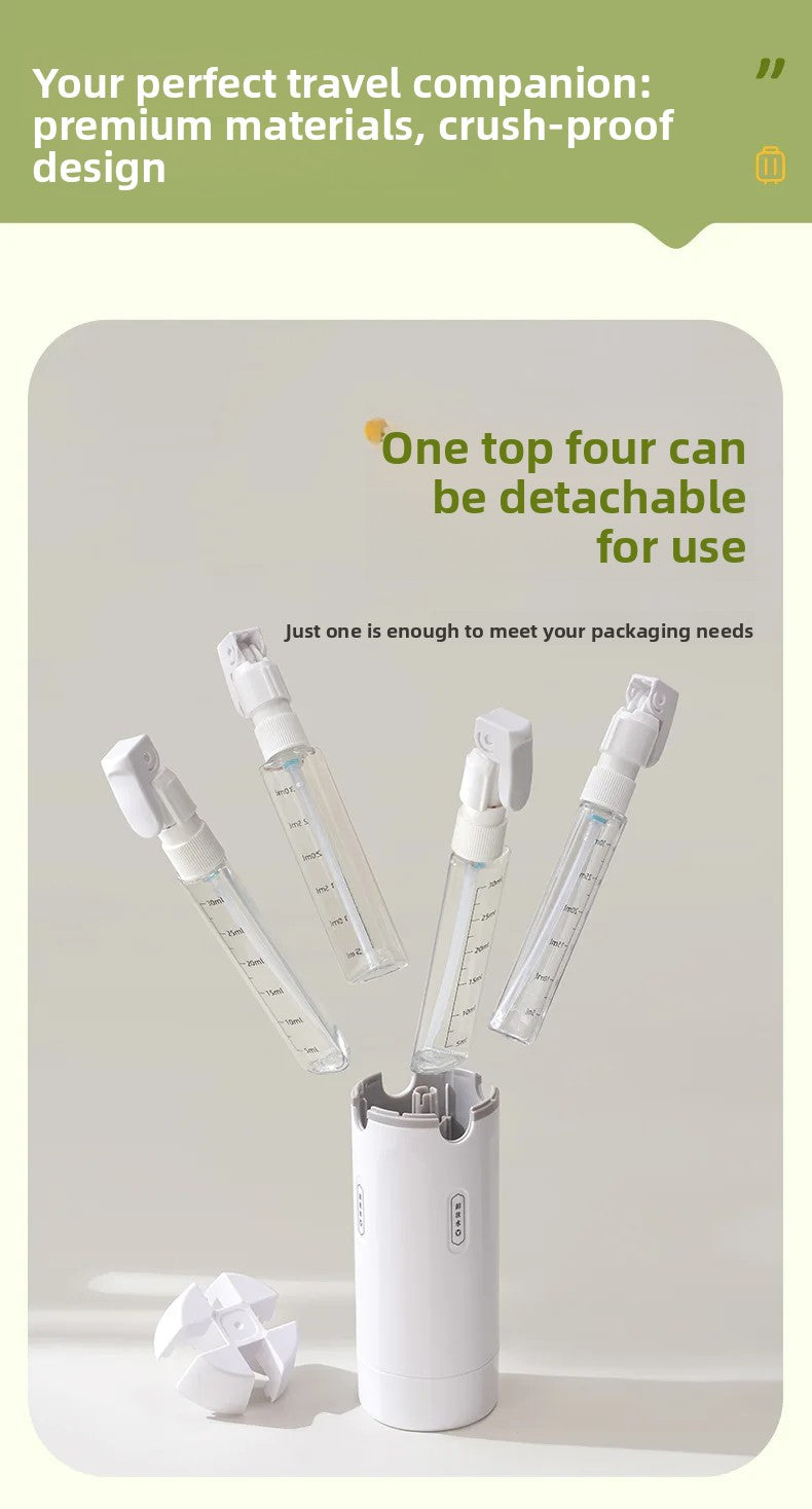 Waterproof 4-in-1 Travel Dispenser