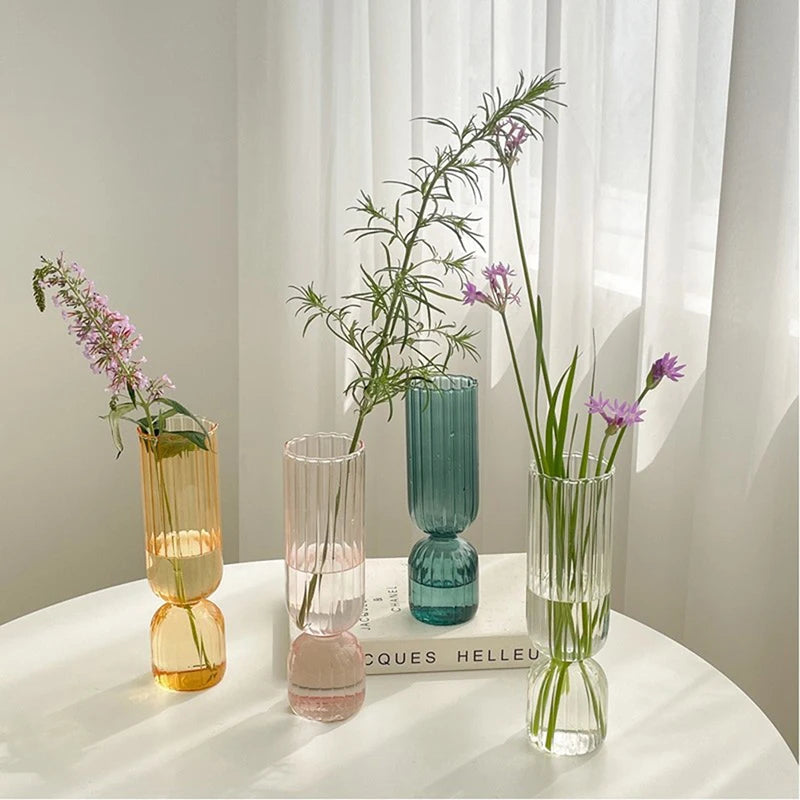 Nordic Glass Vase - Floral Art