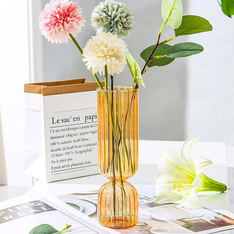 Nordic Glass Vase - Floral Art