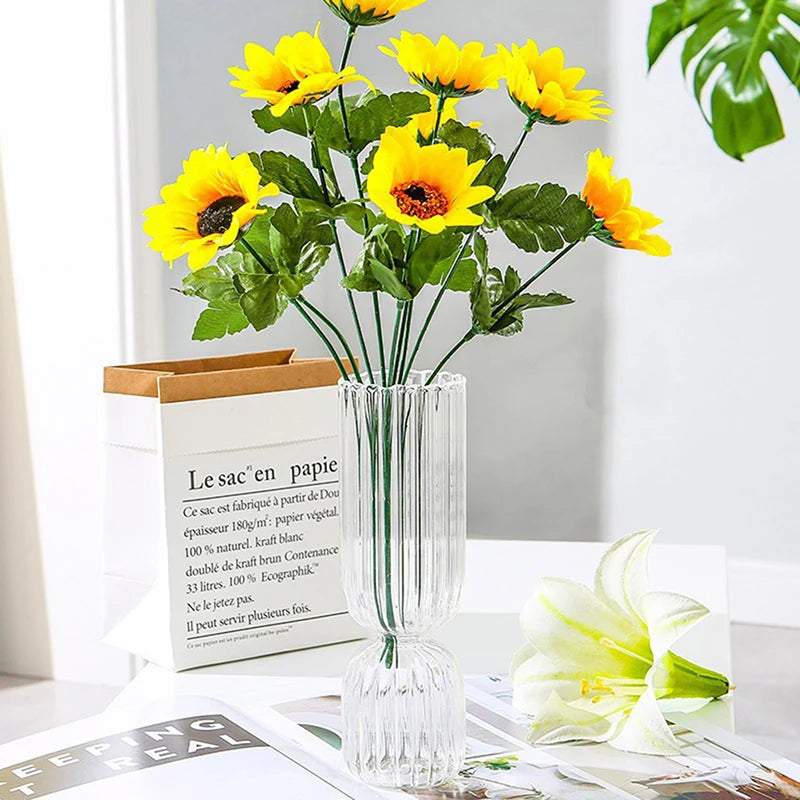 Nordic Glass Vase - Floral Art