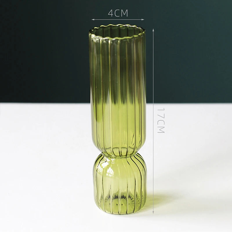 Nordic Glass Vase - Floral Art