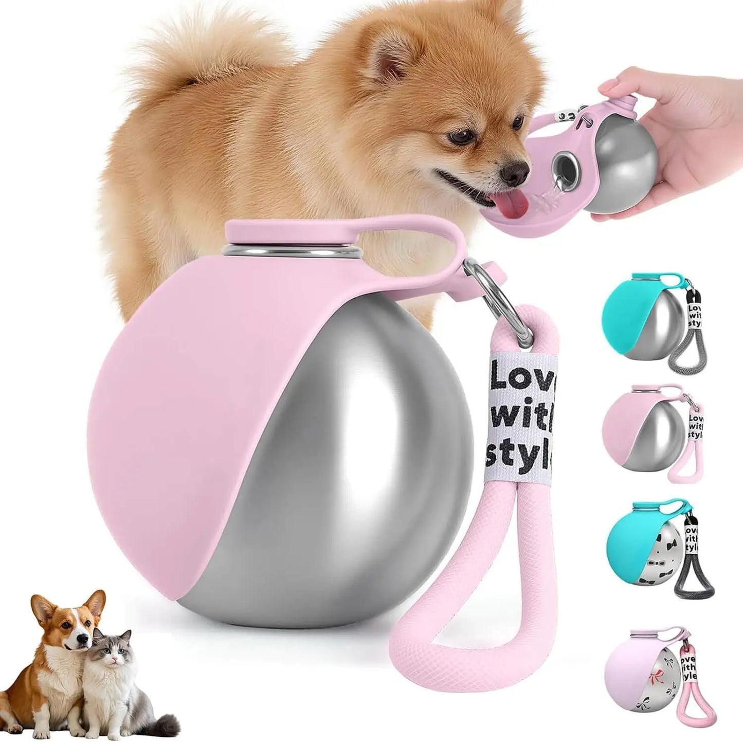 Portable Dog Water Bottle 285ml