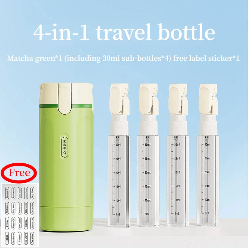 Waterproof 4-in-1 Travel Dispenser