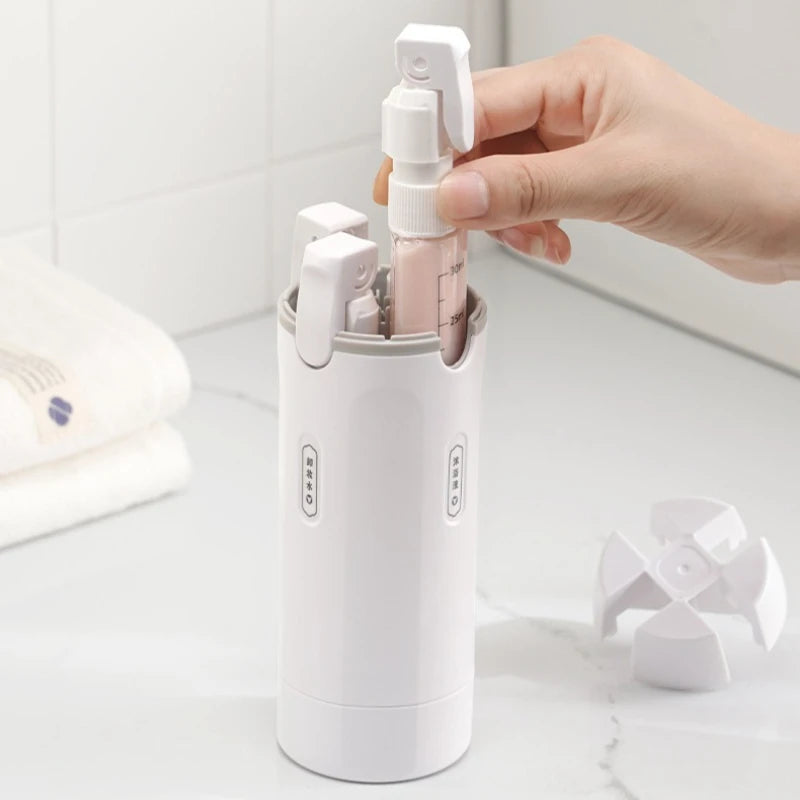Waterproof 4-in-1 Travel Dispenser