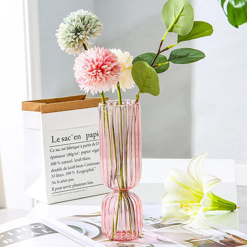 Nordic Glass Vase - Floral Art