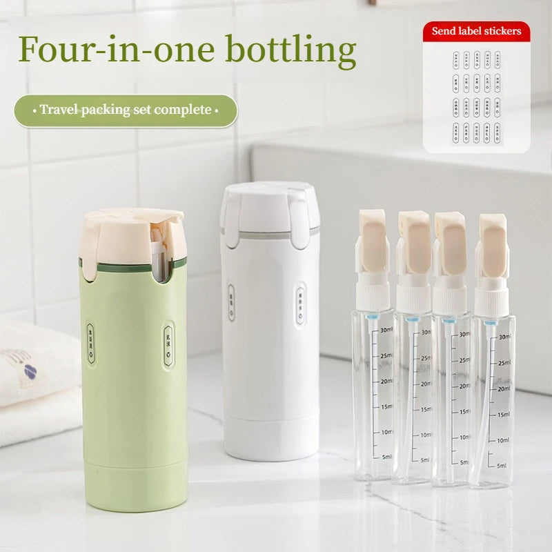 Waterproof 4-in-1 Travel Dispenser