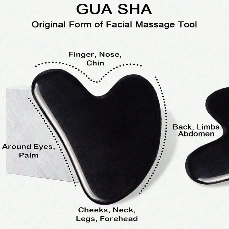 GlaciaLift™ – Kit de Massage Facial Ice Roller & Gua Sha
