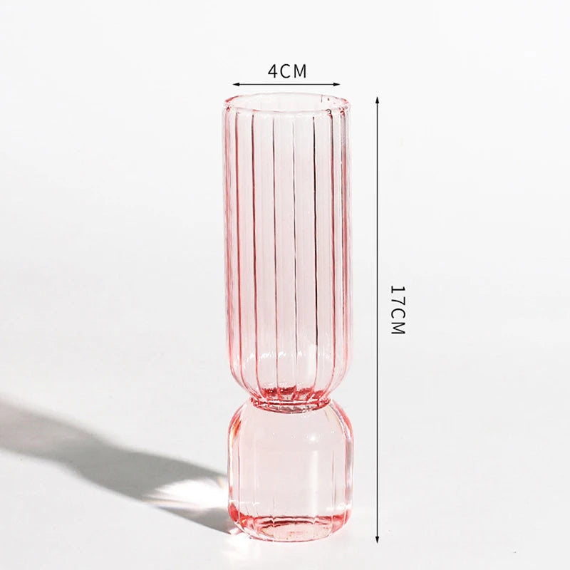 Nordic Glass Vase - Floral Art