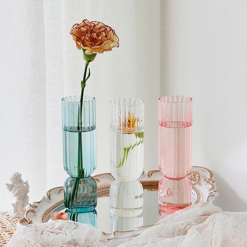 Nordic Glass Vase - Floral Art