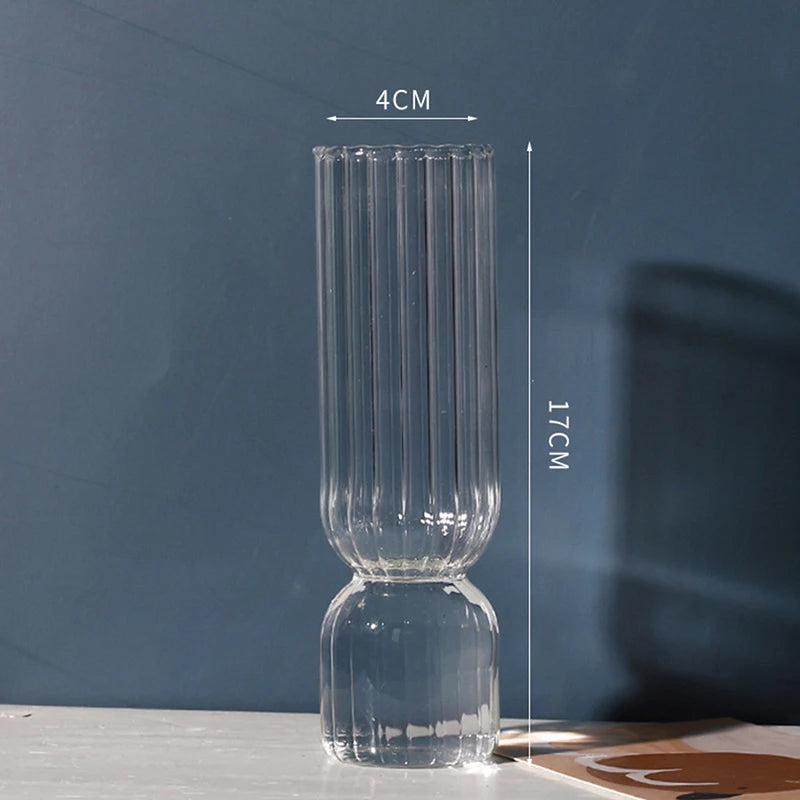 Nordic Glass Vase - Floral Art